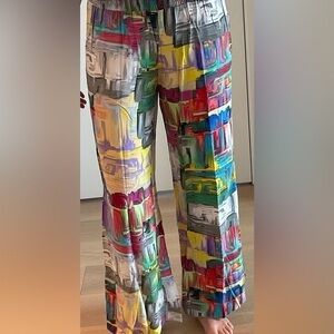 Jams World Long Wide Leg Pants. Size small